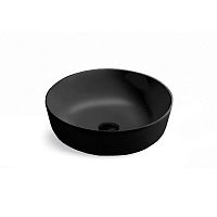 Раковина Vincea VBS-104MB керамическая, 41.5х41.5 см, накладная, черный матовый