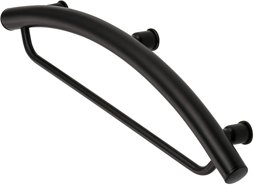 Поручень Deante NIV_B41H Vital на стену с держателем для полотенец, Nero (черный) - купить в Санкт-Петербурге, цена на Поручень Deante NIV_B41H Vital на стену с держателем для полотенец, Nero (черный) в интернет-магазине Керамос Поручень Deante NIV_B41H Vital на стену с держателем для полотенец, Nero (черный) купить недорого в интернет-магазине Керамос