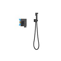 Набор Aquatek AQ1619MB Либра с гигиеническим душем, черный матовый Набор Aquatek AQ1619MB Либра с гигиеническим душем, черный матовый