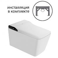 Инсталляция с подвесным унитазом Abber Rechteck AC1215S-AC0101P2