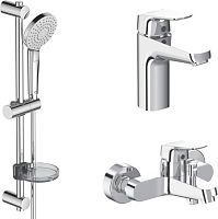Душевой комплект Ideal Standard BD001AA Ceraflex Set 3 в 1 (B1713AA + B1721AA + B2620AA), Chrome (хром)