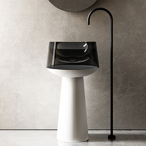 Раковина Abber Kristall AT2706White-Onyx