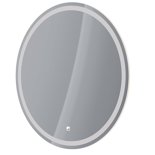 Зеркало Dreja 99.2008 Luno, 60х60 см, сенсорный выключатель/LED-подсветка/антизапотевание, белое купить недорого в интернет-магазине Керамос