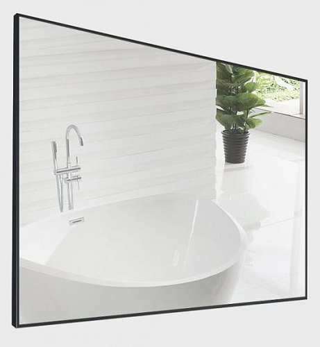Зеркало Belbagno SPC-AL-600-800 Nero, 60х80 см, черное купить недорого в интернет-магазине Керамос