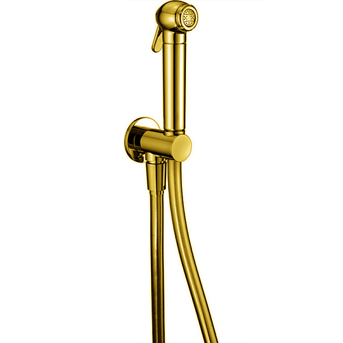 Гигиенический душ Cisal SC00791024 Shower со шлангом 120 см, вывод с держателем, цвет золото