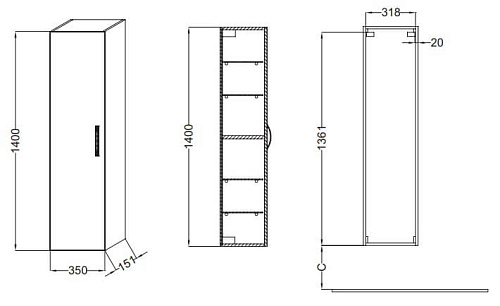 Шкаф подвесной Jacob Delafon Ola EB396-J5 (exp) Шкаф подвесной Jacob Delafon Ola EB396-J5 (exp)