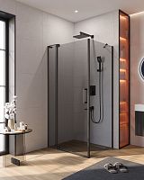 Душевой уголок CEZARES SLIDER-AH-1-80-100/110-GRIGIO-NERO Душевой уголок CEZARES SLIDER-AH-1-80-100/110-GRIGIO-NERO