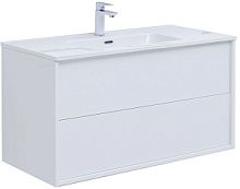 Тумба с раковиной Aquanet 00298566 Lino, 101х46 см, белая