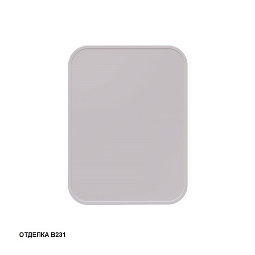 Зеркало Caprigo М-268-В231 Контур прямоугольное 60х80 см, белый купить недорого в интернет-магазине Керамос