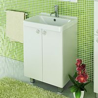 Тумба Comforty 00003127387 Флоренция напольная 60х45 см, с раковиной 603, белая Тумба Comforty 00003127387 Флоренция напольная 60х45 см, с раковиной 603, белая