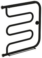 Полотенцесушитель водяной Сунержа 31-4012-6060 Лира 2П 600х600 мм, Н. Г. 1", матовый черный