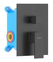 Смеситель Aquatek AQ1646MB Либра  для ванны (внешняя и скрытая часть), черный матовый