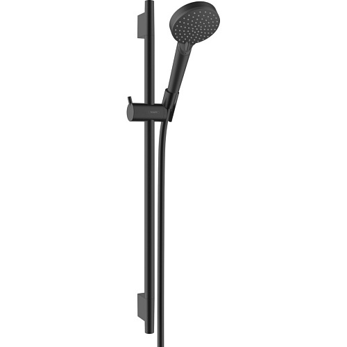 Hansgrohe Vernis Blend Душевой набор Vario cо штангой 65 см. 26422670, матовый черный