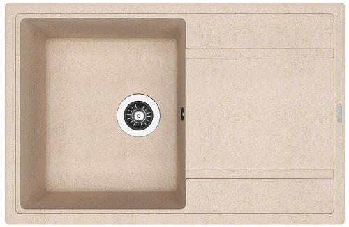 Мойка для кухни Florentina 20.270.C0780.107 Липси 78х51 см, с крылом, песочная снят с производства