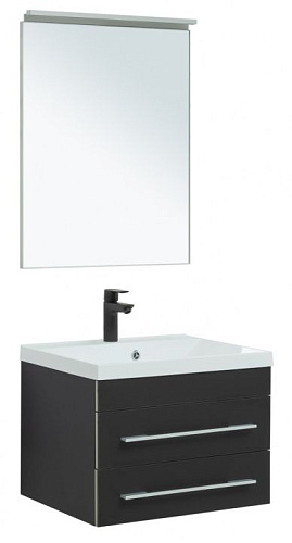 Комплект мебели Aquanet 00287636 Верона для ванной комнаты, черный