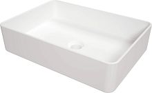Раковина Deante CGS_6U5S Square накладная 50.5х35.5 см, белая Раковина Deante CGS_6U5S Square накладная 50.5х35.5 см, белая