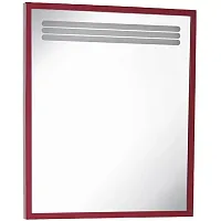 Зеркало Creavit AR065-A.KK Arya подвесное 75х65 см, красный