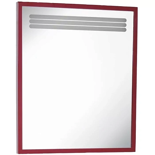 Зеркало Creavit AR065-A.KK Arya подвесное 75х65 см, красный купить недорого в интернет-магазине Керамос