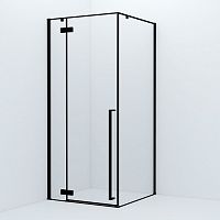 Душевое ограждение IDDIS, SLI6BS0i23 Slide 90х195 см, черный алюминиевый профиль, матовый Душевое ограждение IDDIS, SLI6BS0i23 Slide 90х195 см, черный алюминиевый профиль, матовый