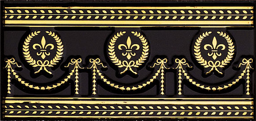 Декор Ape Capricho De Los Zares AnastasiaNegro 9.2x20 снят с производства