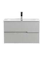 Тумба под раковину подвесная Cezares DUET-N DUET-N-800-2C-SO-GPR-P