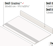 Ступень AtlasConcorde DWELL DwellSmokeGradino30x60