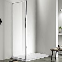 Душевая перегородка Aquatek AQ ARI WA 08020CH 80 см, прозрачное стекло, профиль хром