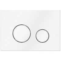 Смывная клавиша KKPol SPP/114/0/K (350/PPB/110-00-00) M11 V1 для инсталляции, белый/хром/белый