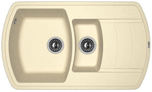 Мойка для кухни Florentina 20.205.D0860.202 Нире 86х51 см, с крылом, шампань Мойка для кухни Florentina 20.205.D0860.202 Нире 86х51 см, с крылом, шампань снят с производства