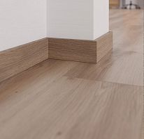 Плинтус для кварцвинила FineFloor Wood  FF-1433_плинтус