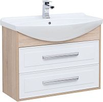 Тумба с раковиной Aquanet 00212627 Остин, 87х48 см, белая Тумба с раковиной Aquanet 00212627 Остин, 87х48 см, белая