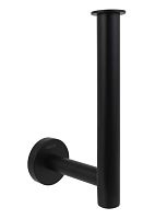 Бумагодержатель Aquatek AQ4007MB Вега для запасного рулона, черный матовый