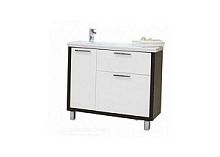 Тумба для раковины Акватон Брайтон 80 1A186001BR500 венге, 76х72х37