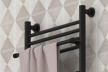 Полка Сунержа 31-2012-0370 прямая (L - 370 мм) н/ж для ДР Полка Сунержа, матовый черный