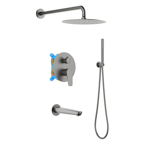 Душевой комплект встраиваемый Aquatek БЕТТА AQ1173BGM