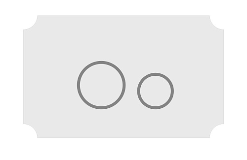 Смывная клавиша KKPOL 350/AFV/077-10-00 Смывная клавиша KKPOL 350/AFV/077-10-00