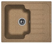 Мойка для кухни Florentina 20.235.A0615.105 Таис 62х51 см, с крылом, коричневая Мойка для кухни Florentina 20.235.A0615.105 Таис 62х51 см, с крылом, коричневая