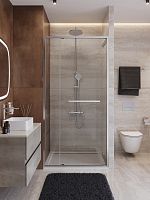 Душевая дверь в нишу Cezares LUX LUX-B-FS-11-100-C-CR