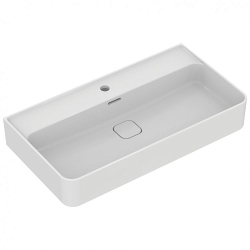 Раковина Ideal Standard T300101 Strada II подвесная 80х43 см, для монтажа с одним смесителем, Euro White (евробелый)