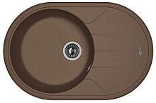 Мойка для кухни Florentina 20.295.C0780.303 Лотос 78х51 см, с крылом, мокко