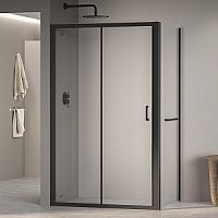 Душевой уголок RGW 4108741110 -14 Passage PA-74-1B (PA-14B + Z-060-2B), 195 см, профиль черный