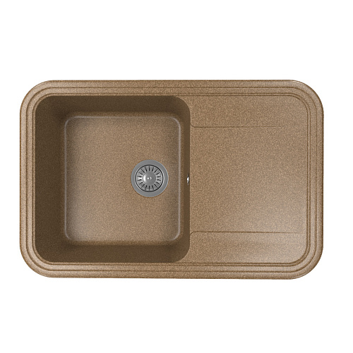 Мойка для кухни Florentina 20.170.D0780.105 Крит 78х51 см, с крылом, коричневая Мойка для кухни Florentina 20.170.D0780.105 Крит 78х51 см, с крылом, коричневая снят с производства