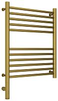 Полотенцесушитель электрический Сунержа 051-5804-6050 Богема 3.0 РЭБ, прямая, 600х500 мм/ МЭМ левый, состаренная латунь