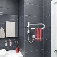 Полотенцесушитель электрический Vincea VTD-1P1WE 39x25 см, таймер, белый