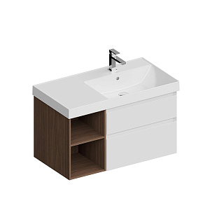 Тумба под раковину KERAMA MARAZZI CUBO CUB.90.2Rh\WHTM.N