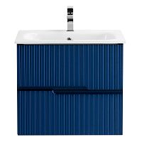 Тумба Cezares DUET-600-2C-SO-SPF-P Duet под раковину, синий