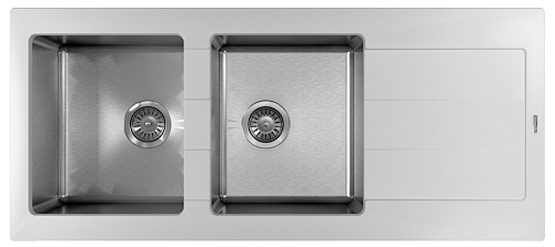 Мойка для кухни Florentina 21.415.E1160.201 Комби 116х51 см, с крылом, жасмин снят с производства