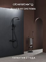 Душевая система ABELSBERG Lineara SNS52791MB