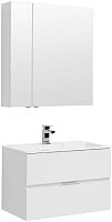 Комплект мебели Aquanet 00237347 Алвита для ванной комнаты, белый купить недорого в интернет-магазине Керамос