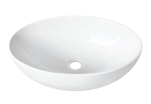 Умывальник Sanita Luxe RNGSLWB01S Ringo Slim (раковина-чаша) 53х33 см, белый (нов. арт. WB.CT/Ringo/53-N.Slim/WHT.G/S1)